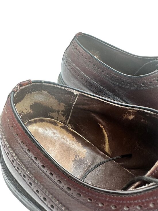 Sears Vintage Size 12 Wingtip Brown Wingtip Oxford Brogue Dress Shoes sku 4185 main image 6